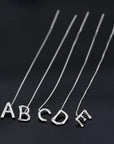 925 Sterling Silver 26 Letters Drop Earrings For Women