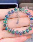 Natural Black Opal Bracelet for Female