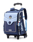 Primary School Student Trolley Schoolbag Detachable Backpack