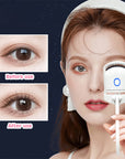 Girl using Electric Temperature Control Mini Eyelash Curler