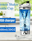 Electric Protein Shake Stirrer USB Shake Bottle Milk Coffee Blender Kettle Sports And Fitness Charging Electric Shaker Cup