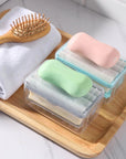 New Usage Roller Type Soap Dish Holder For Bathroom Toliet Soap Box Plastic Storage Container With Drain Water Bathroom Gadgets