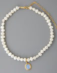 Round Beautiful Pearl Necklace for Women