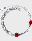 925 Sterling Silver Zircon Tennis Bracelet