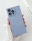 Solid Color Square Magnetic Phone Case