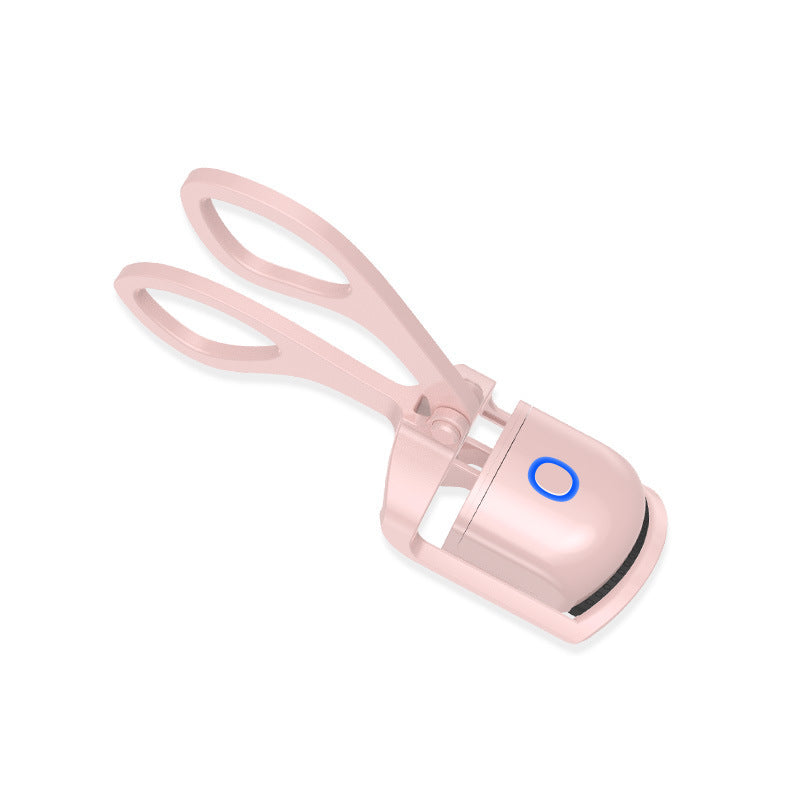 Electric Temperature Control Mini Eyelash Curler Pink Colored