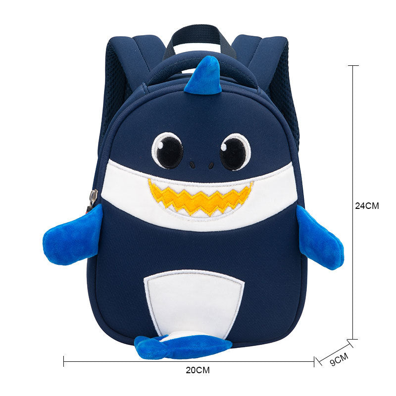 New Korean Cartoon Schoolbag For Kindergarten 1-3-6 Years Old Anti-lost