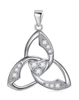 Pendant of 925 Silver Triangle Necklace