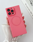 Solid Color Square Magnetic Phone Case