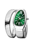 Women's Stainless Steel Diamond Serpentine Watch