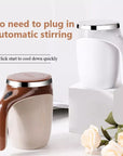 Rechargeable Model Automatic Stirring Cup Coffee Cup High Value Electric Stirring Cup Lazy Milkshake Rotating Magnetic Water Cup