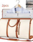 Large Capacity Travel Duffle Bag Women's Handbag Folding Suit Bag Waterproof Clothes Totes