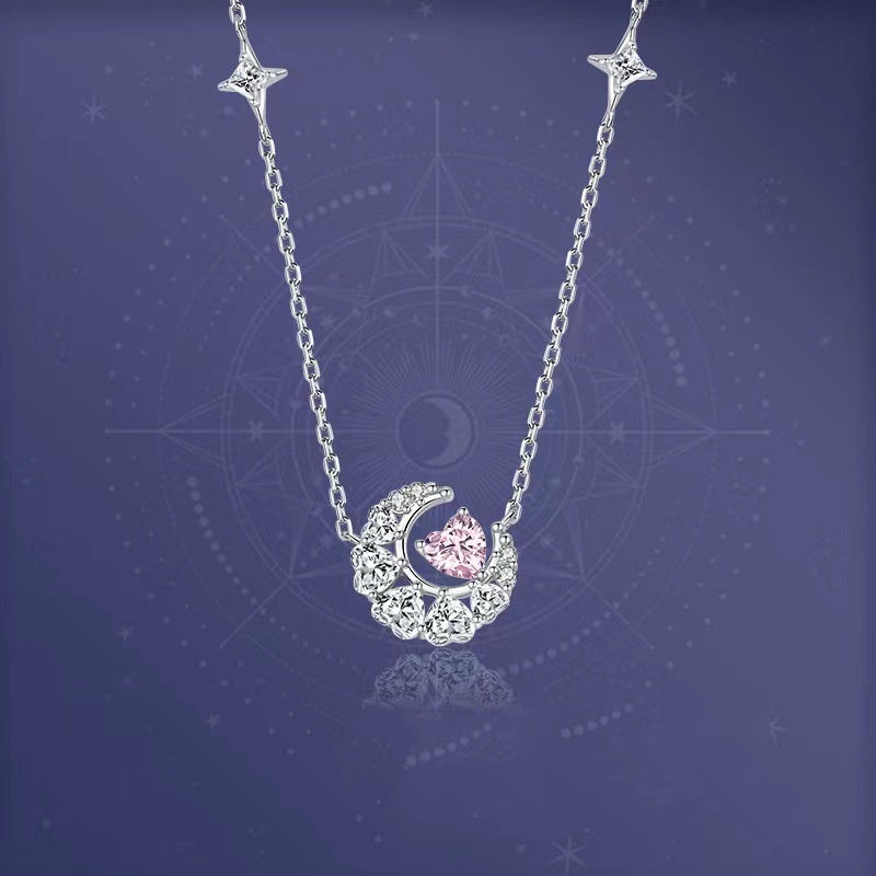 Stars and Moon Star Necklace for Women