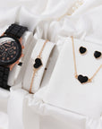 Simple Classic Imitation Leather Strap Watch Women's Suit