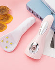 Rechargeable Mini LED UV Lamp Nail Dryer in Pink background