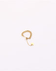 Simple Thick Chain Ring Female Ins Online Influencer Fashion Temperament Pull Adjustable