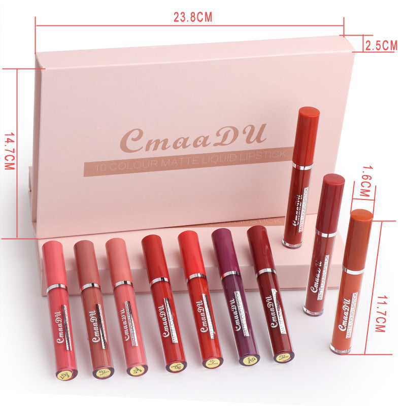 Non-stick Cup Waterproof Matte Lipsticks for Women Product Description