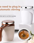 Rechargeable Model Automatic Stirring Cup Coffee Cup High Value Electric Stirring Cup Lazy Milkshake Rotating Magnetic Water Cup