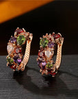 Diamond Crystal Zircon Ear Clip Affordable Luxury Earrings Women