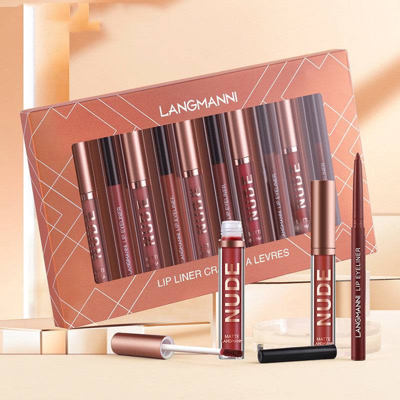 6-Piece Lip Liner and Liquid Lipstick Set