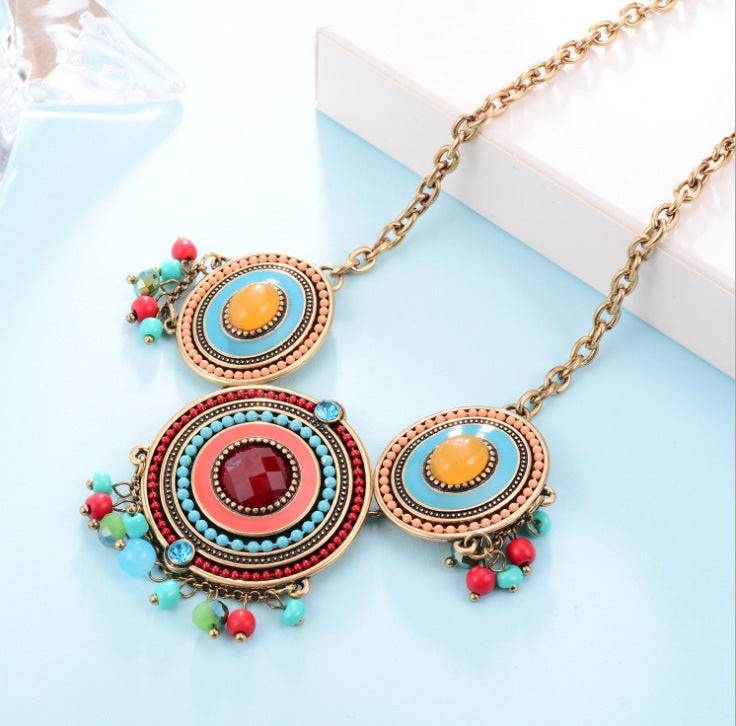 Pendant of Beautiful Long Bohemian Necklace