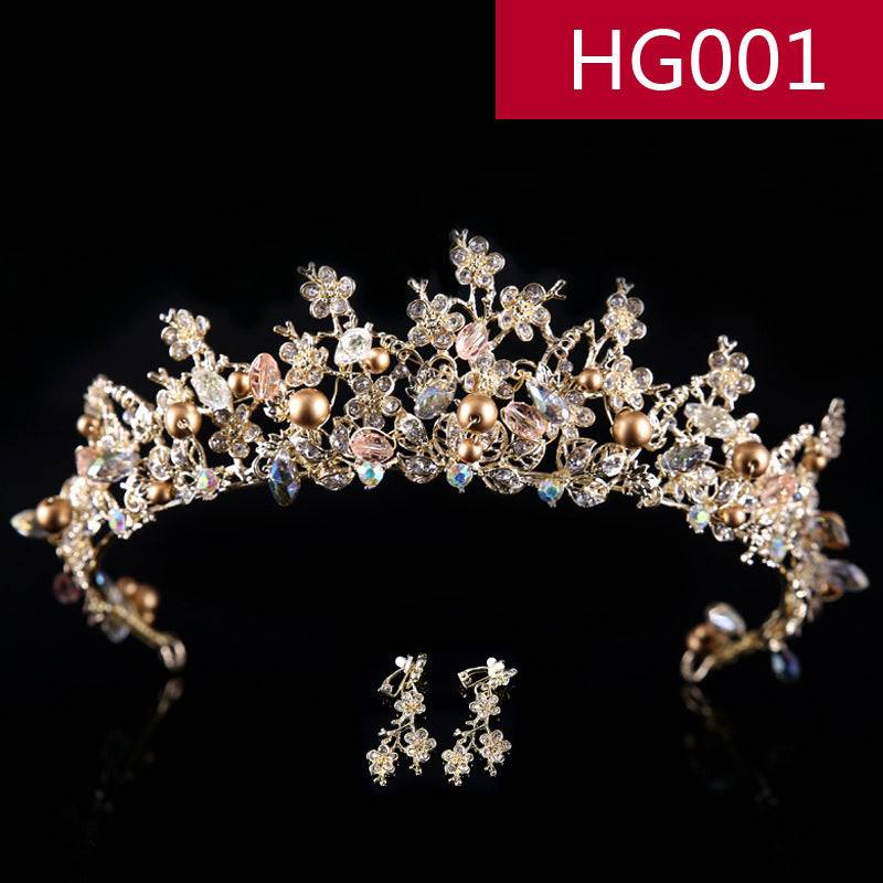 Bridal Crown Hair Accessories Alloy Handmade Jewelry