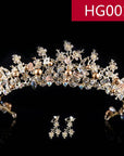 Bridal Crown Hair Accessories Alloy Handmade Jewelry