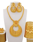 24K Gold Plated Banquet Necklace Suit