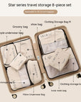 Travel Storage Bag Set Packing