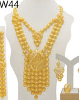 24K Gold Plated Banquet Necklace Suit