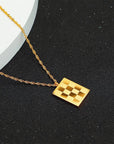 Pendant of 18k Gold Plated Chain Necklace